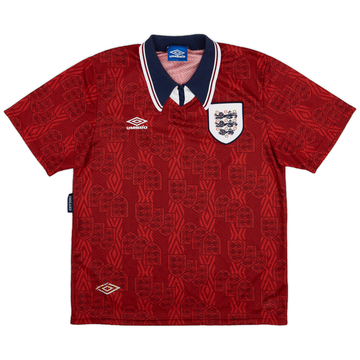 1993-95 England Away Shirt - 8/10 - (L)