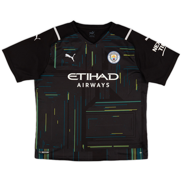 2021-22 Manchester City GK Shirt - 8/10 - (XXL)