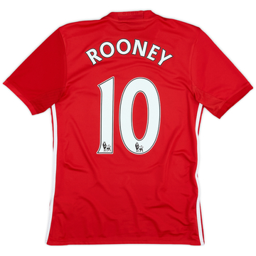 2016-17 Manchester United Home Shirt Rooney #10 - 8/10 - (XS)