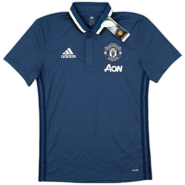 2016-17 Manchester United adidas Polo Shirt (S)