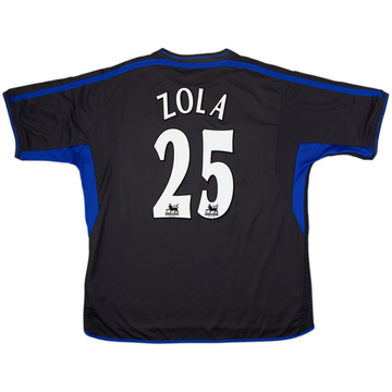 2002-04 Chelsea Away Shirt Zola #25 - 8/10 - (XXL)