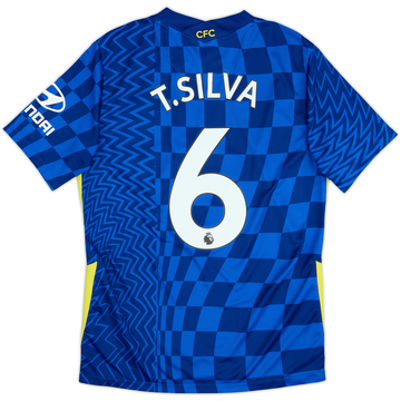 2021-22 Chelsea Home Shirt T.Silva #6