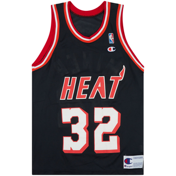 1992-94 Miami Heat Miner #32 Champion Away Jersey (Excellent) S