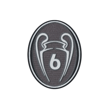 2013-21 UEFA Champions League 6 Times Winners Player Issue Badge of Honour Patch
