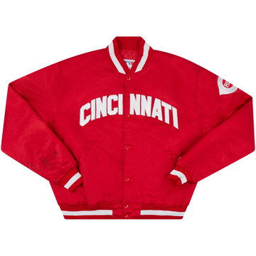 1990s Cincinnati Reds Starter Satin Varsity Jacket (Very Good) XXL