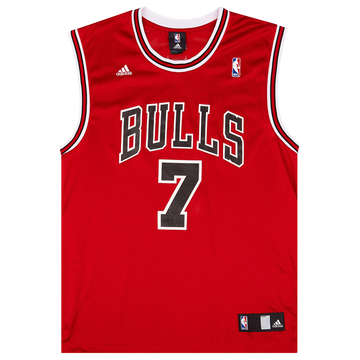 2006-09 Chicago Bulls Gordon #7 adidas Away Jersey (Very Good) L