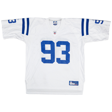 2002-04 Indianapolis Colts Freeney #93 Reebok On Field Away Jersey (Excellent) XL