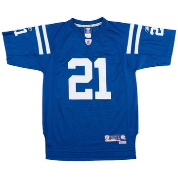 2008-10 Indianapolis Colts Sanders #21 Reebok On Field Home Jersey (Very Good) L.Kids