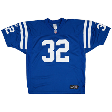 1999-00 Indianapolis Colts James #32 Authentic Puma Home Jersey (Excellent) 3XL