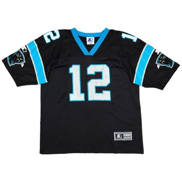 1995-98 Carolina Panthers Collins #12 Starter Home Jersey (Good) XL.Kids