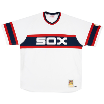 1983 Chicago White Sox Fisk #72 Mitchell & Ness Home Jersey (Excellent) XXL