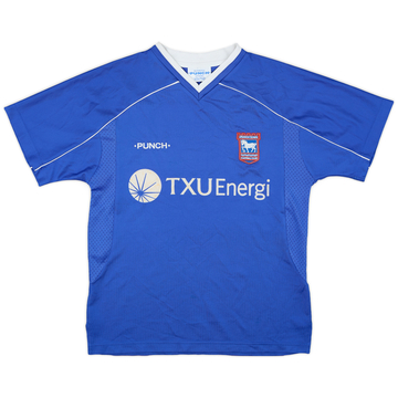 2001-02 Ipswich Home Shirt - 7/10 - (Y)