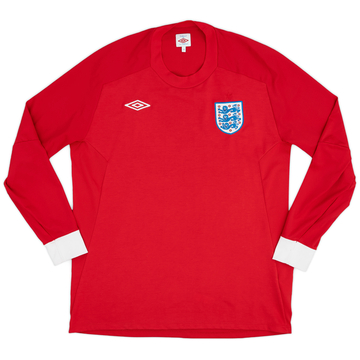2010-11 England Away L/S Shirt - 9/10 - (XL)