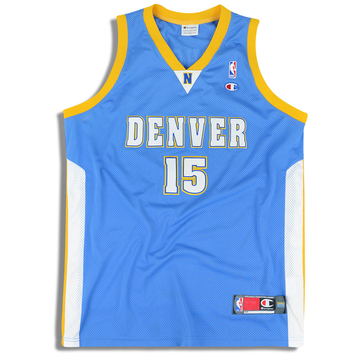 2003-10 Authentic Denver Nuggets Anthony #15 Champion Jersey (Away) XXL
