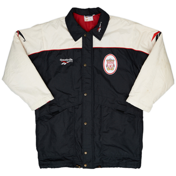 1996-97 Liverpool Reebok Padded Bench Coat - 6/10 - (S)