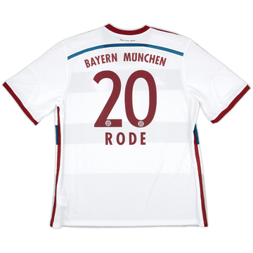 2014-15 Bayern Munich Away Shirt Rode #20 - 7/10 - (XXL)
