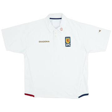 2007-08 Scotland Diadora Polo Shirt - 7/10 - (XXL)