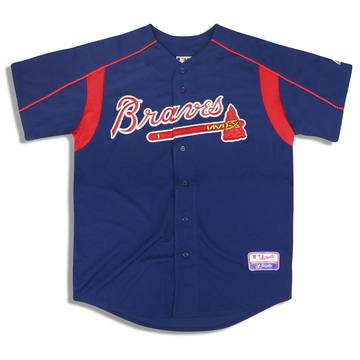 2012-14 Atlanta Braves Authentic Majestic Practice Jersey L