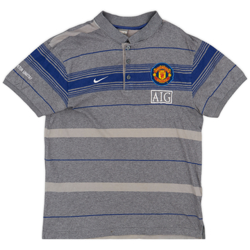 2009-10 Manchester United Nike Polo Shirt - 8/10 - (L)