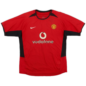 2002-04 Manchester United Home Shirt - 6/10 - (L.Boys)