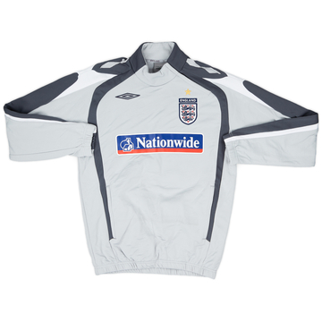 2007-09 England Umbro 1/4 Zip Drill Top - 8/10 - (S)