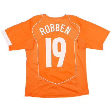 2004-06 Netherlands Home Shirt Robben #19 - 6/10 - (S)