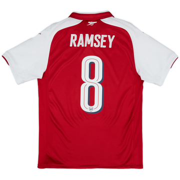 2017-18 Arsenal Home Shirt Ramsey #8 - 8/10 - (S)