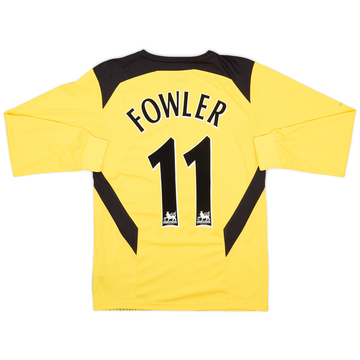 2004-06 Liverpool Away L/S Shirt Fowler #11 - 9/10 - (S)