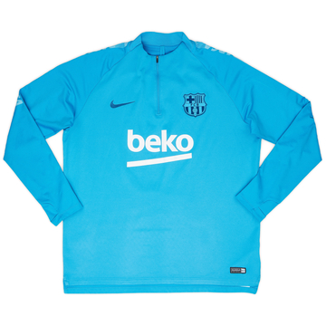 2019-20 Barcelona Nike 1/4 Zip Drill Top - 8/10 - (XL)