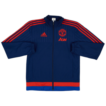 2015-16 Manchester United adidas Track Jacket - 9/10 - (XS)