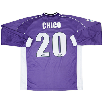 2000-01 Real Jaen Match Issue Away L/S Shirt Chico #20