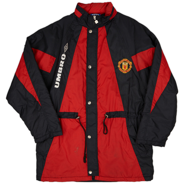 1992-93 Manchester United Umbro Padded Bench Coat - 9/10 - (L)