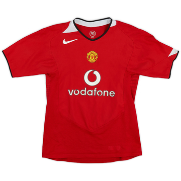 2004-06 Manchester United Home Shirt - 7/10 - (L.Boys)