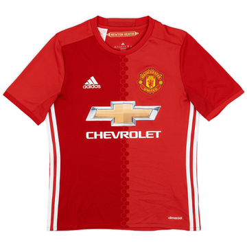 2016-17 Manchester United Home Shirt - 8/10 - (L.Boys)
