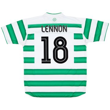 2003-04 Celtic Home Shirt Lennon #18 - 5/10 - (L)