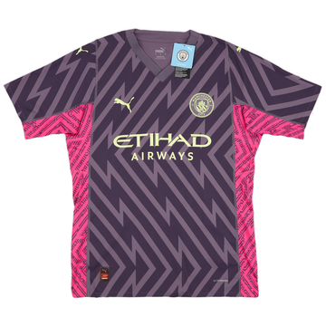 2023-24 Manchester City Player Issue GK S/S Shirt (XL)