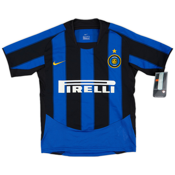 2003-04 Inter Milan Home Shirt (S.Boys)