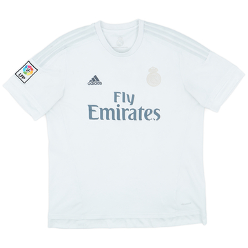 2015-16 Real Madrid Home Shirt - 4/10 - (XL)