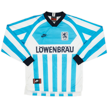 1995-96 1860 Munich Home L/S Shirt - 9/10 - (S)