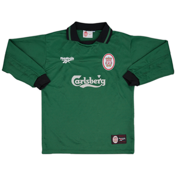 1996-97 Liverpool GK Shirt - 7/10 - (XL.Boys)