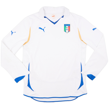 2010-12 Italy Away L/S Shirt - 8/10 - (L)