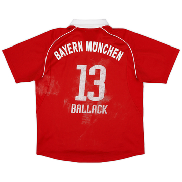 2005-06 Bayern Munich Home Shirt Ballack #13 - 4/10 - (L.Boys)
