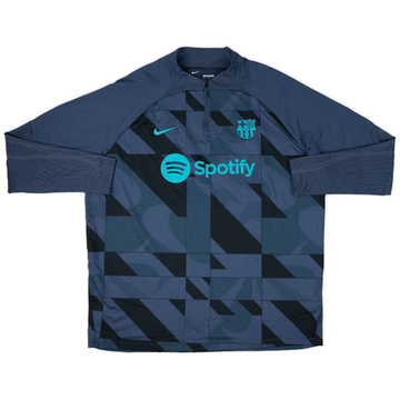 2023-24 Barcelona Nike 1/4 Zip Drill Top - 9/10 - (XXL)