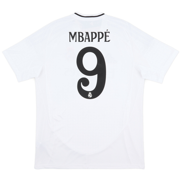 2024-25 Real Madrid Home Shirt Mbappe #9