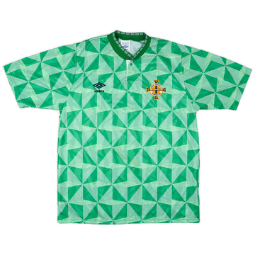 1990-92 Northern Ireland Home Shirt - 9/10 - (L)