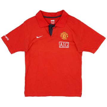 2008-09 Manchester United Nike Polo Shirt - 8/10 - (S)