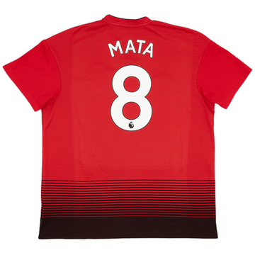 2018-19 Manchester United Home Shirt Mata #8 - 5/10 - (XL)