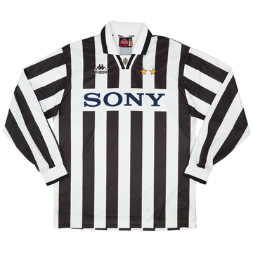 1995-97 Juventus Home L/S Shirt - 6/10 - (XL)