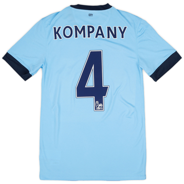 2014-15 Manchester City Home Shirt Kompany #4 (S)