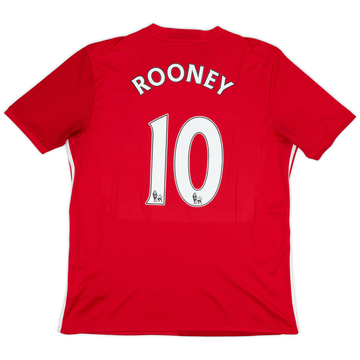 2016-17 Manchester United Home Shirt Rooney #10 - 6/10 - (L)